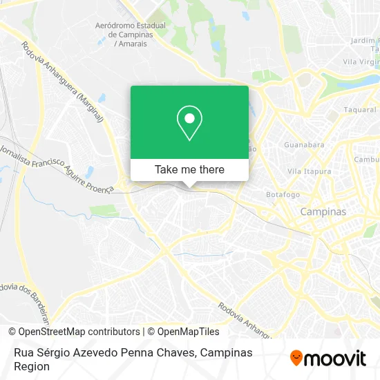 Rua Sérgio Azevedo Penna Chaves map