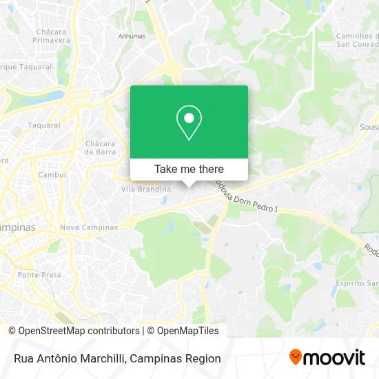 Rua Antônio Marchilli map