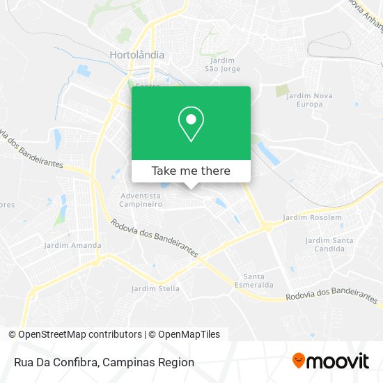 Rua Da Confibra map