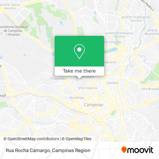 Rua Rocha Camargo map