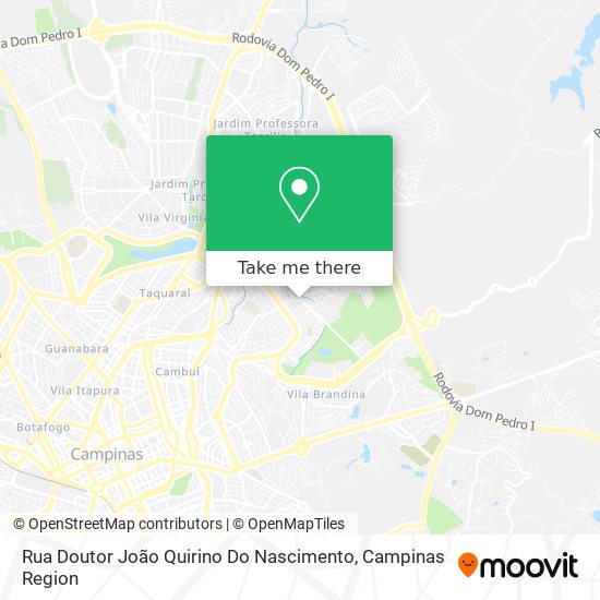 Rua Doutor João Quirino Do Nascimento map