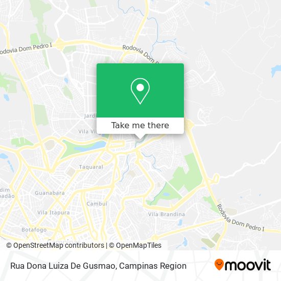 Rua Dona Luiza De Gusmao map