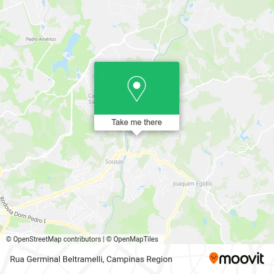 Rua Germinal Beltramelli map