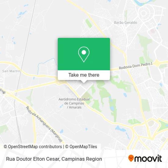 Rua Doutor Elton Cesar map