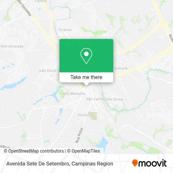 Avenida Sete De Setembro map