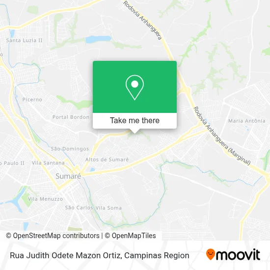 Rua Judith Odete Mazon Ortiz map