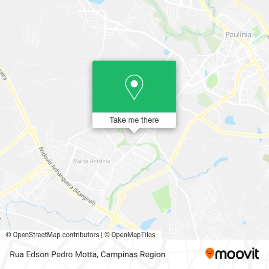 Rua Edson Pedro Motta map