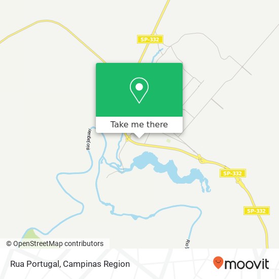 Rua Portugal map