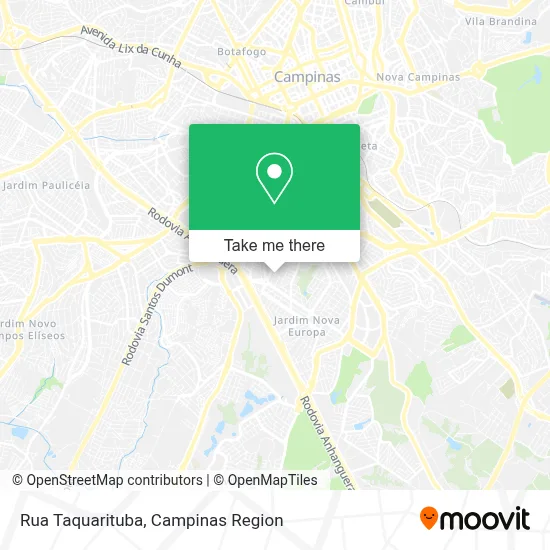 Rua Taquarituba map