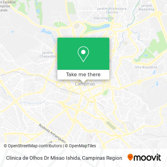 Clinica de Olhos Dr Misao Ishida map