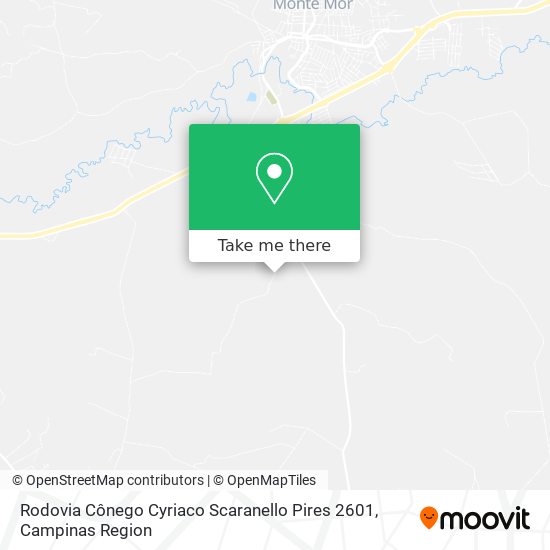 Rodovia Cônego Cyriaco Scaranello Pires 2601 map