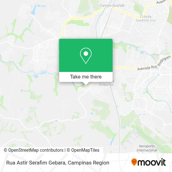 Rua Astir Serafim Gebara map