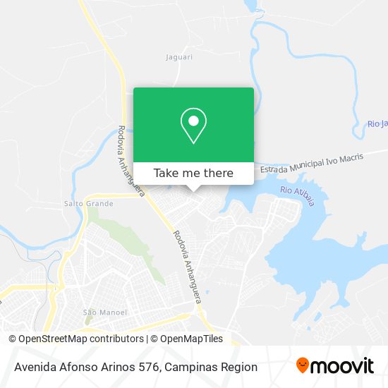 Avenida Afonso Arinos 576 map