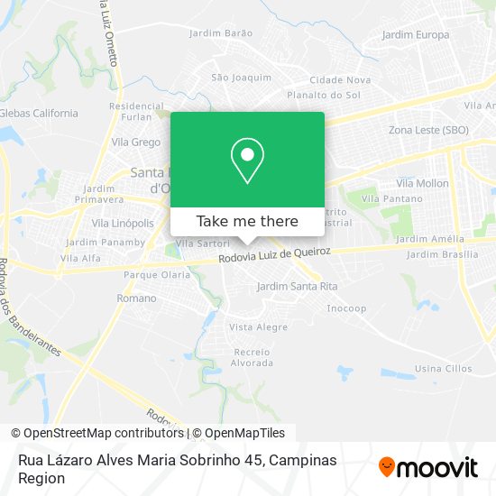 Rua Lázaro Alves Maria Sobrinho 45 map