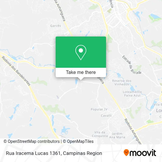 Rua Iracema Lucas 1361 map