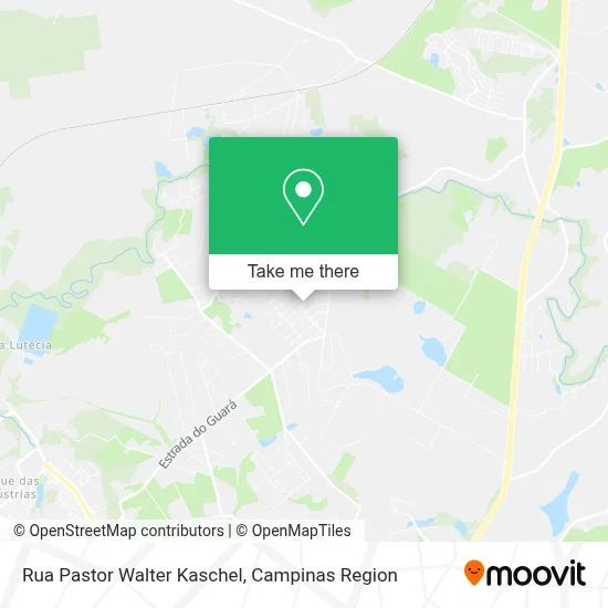 Rua Pastor Walter Kaschel map