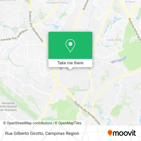 Rua Gilberto Girotto map