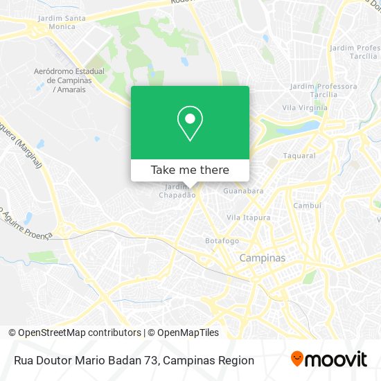 Mapa Rua Doutor Mario Badan 73