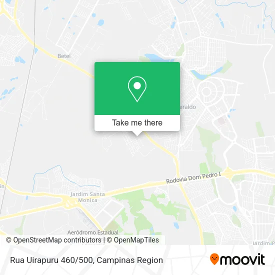 Rua Uirapuru 460/500 map