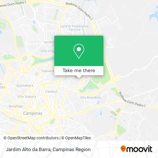 Jardim Alto da Barra map