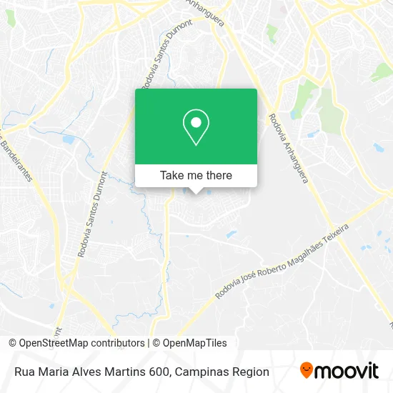 Rua Maria Alves Martins 600 map