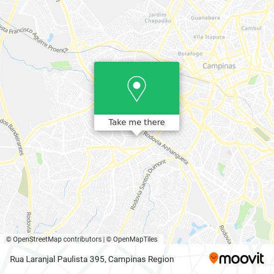 Rua Laranjal Paulista 395 map