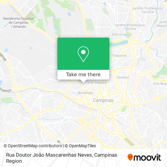 Mapa Rua Doutor João Mascarenhas Neves