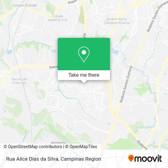 Rua Alice Dias da Silva map