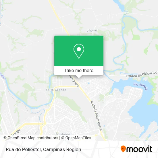 Rua do Poliester map