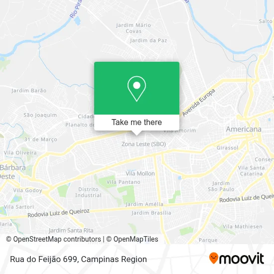 Rua do Feijão 699 map