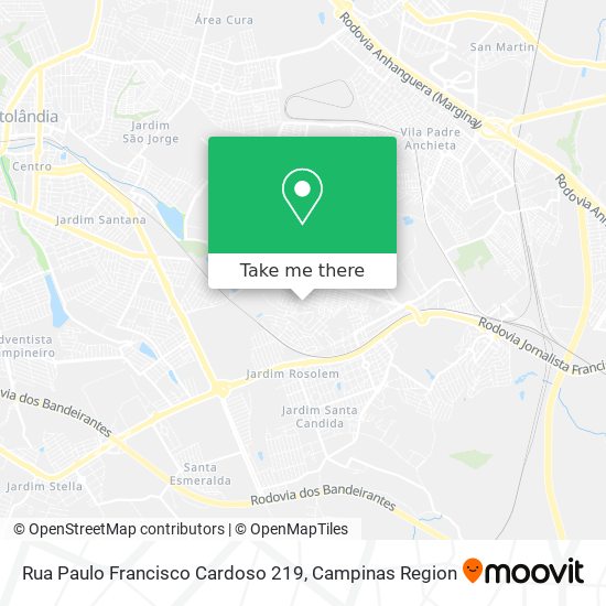 Rua Paulo Francisco Cardoso 219 map