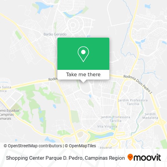 Shopping Center Parque D. Pedro map