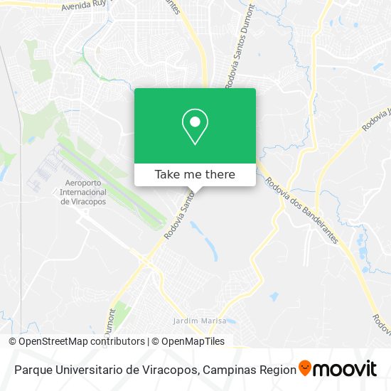 Mapa Parque Universitario de Viracopos