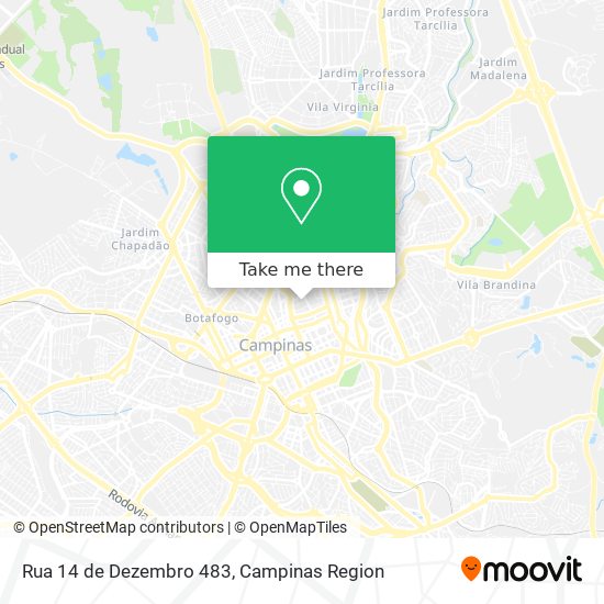 Mapa Rua 14 de Dezembro 483