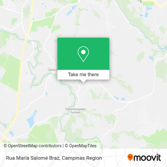 Rua Maria Salomé Braz map