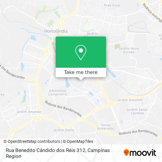 Rua Benedito Cândido dos Réis 312 map