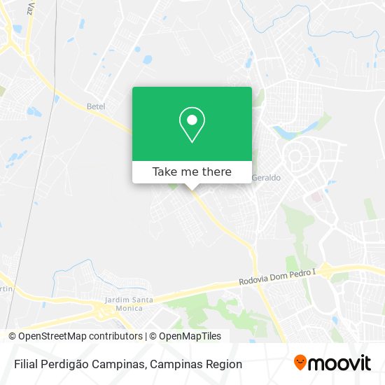 Filial Perdigão Campinas map