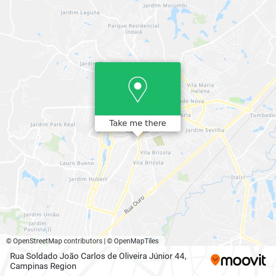 Mapa Rua Soldado João Carlos de Oliveira Júnior 44