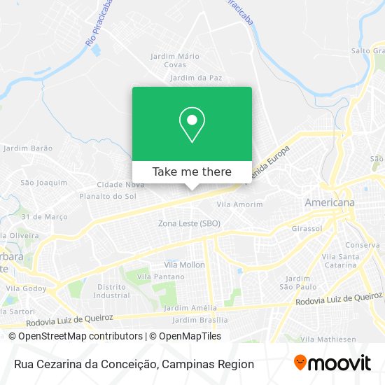 Rua Cezarina da Conceição map