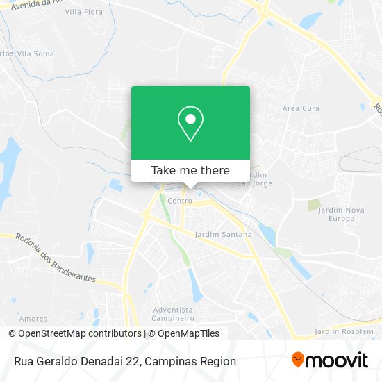 Rua Geraldo Denadai 22 map