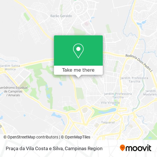 Mapa Praça da Vila Costa e Silva