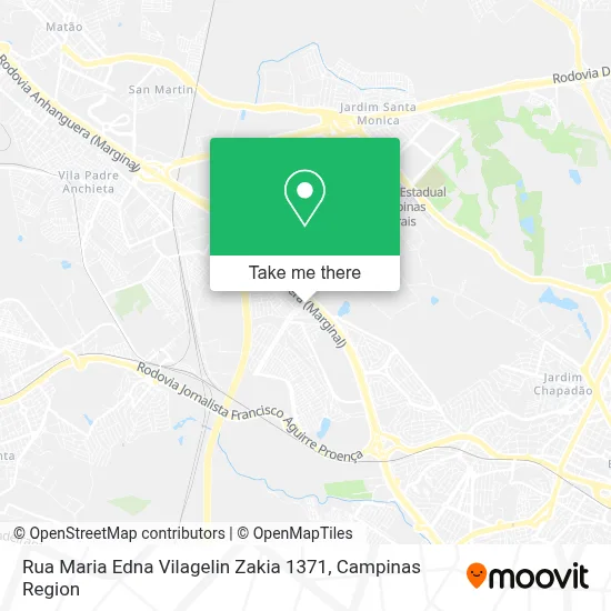 Rua Maria Edna Vilagelin Zakia 1371 map