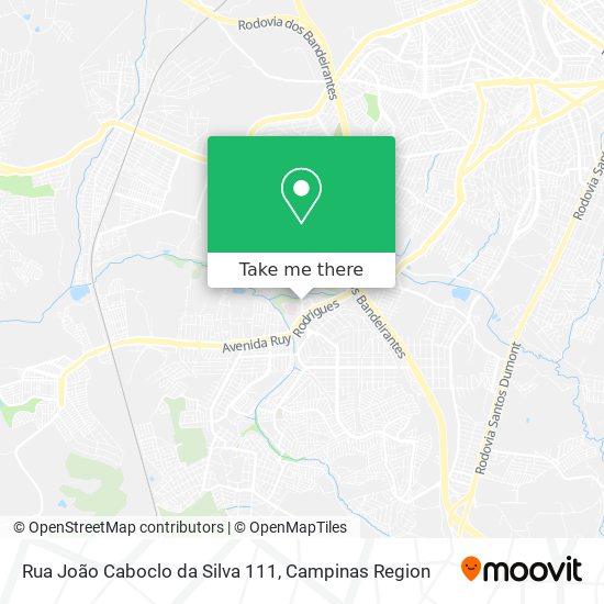 Rua João Caboclo da Silva 111 map