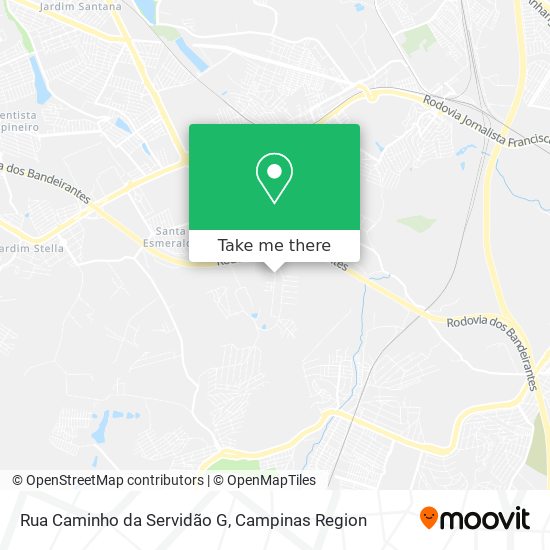 Rua Caminho da Servidão G map