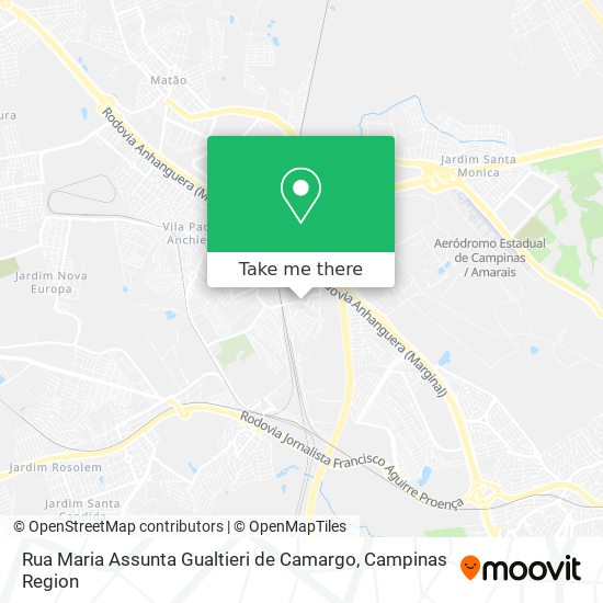 Rua Maria Assunta Gualtieri de Camargo map