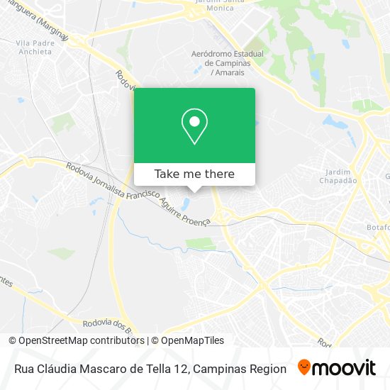Rua Cláudia Mascaro de Tella 12 map
