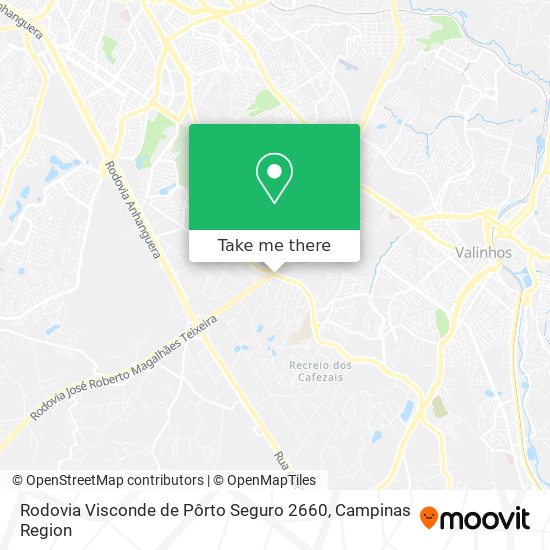 Mapa Rodovia Visconde de Pôrto Seguro 2660