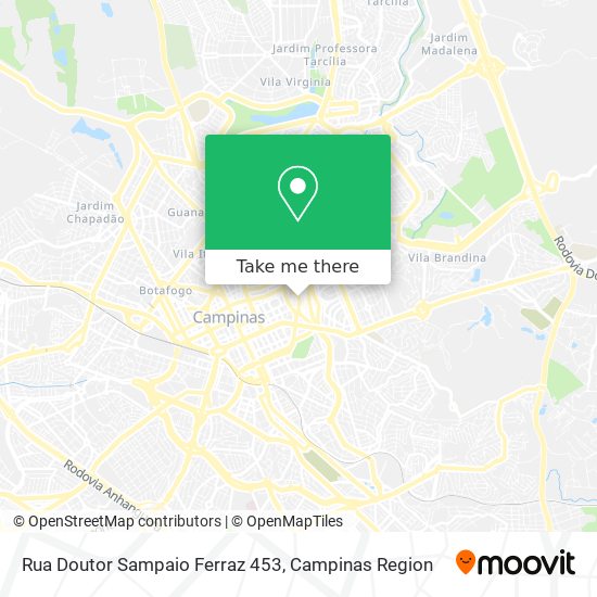 Rua Doutor Sampaio Ferraz 453 map