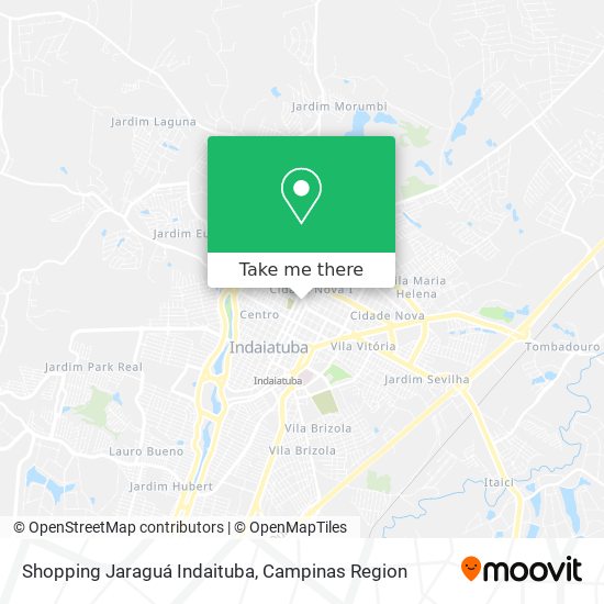 Mapa Shopping Jaraguá Indaituba