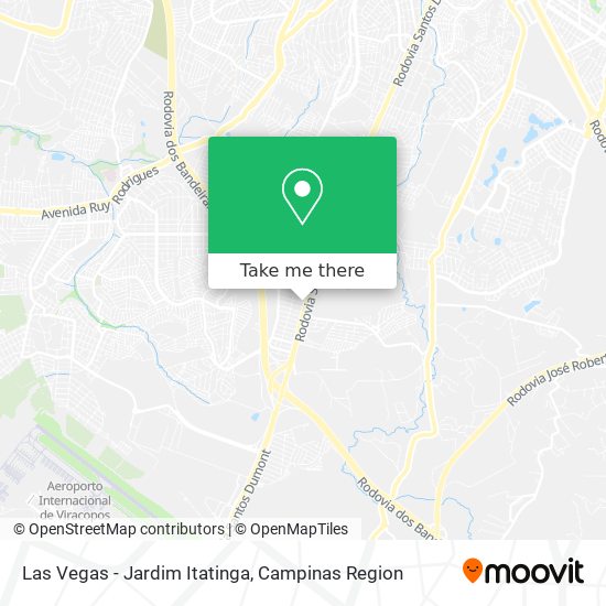 Mapa Las Vegas - Jardim Itatinga